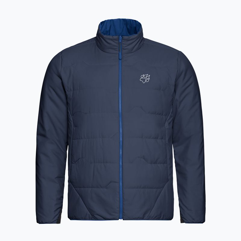 Gefütterte Herrenjacke Jack Wolfskin Trail Light Ins 2IN1 blue orchid 11
