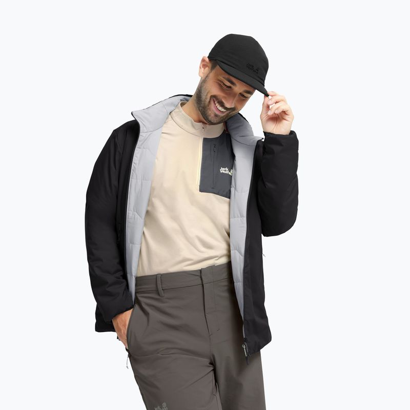 Gefütterte Herrenjacke Jack Wolfskin Trail Light Ins 2IN1 black 4