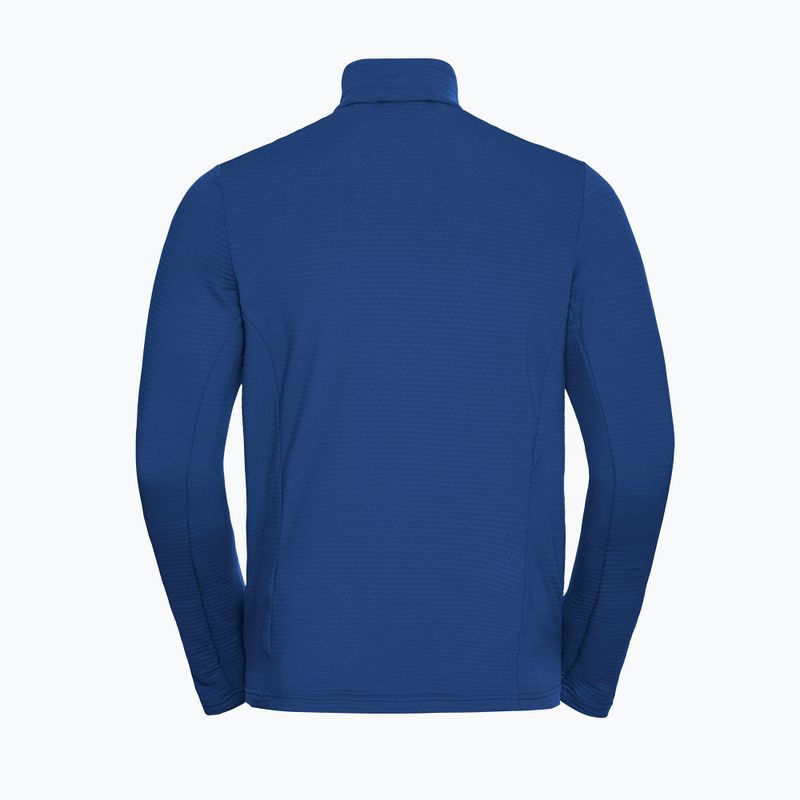 Herren-Trekkingsweatshirt  Jack Wolfskin Litestride Full Zip blue orchid 8