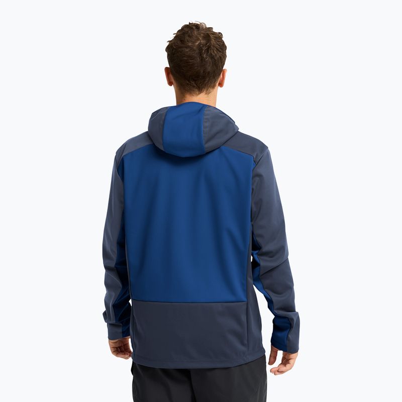 Softshell-Jacke für Herren Jack Wolfskin Skyvail blue orchid 3