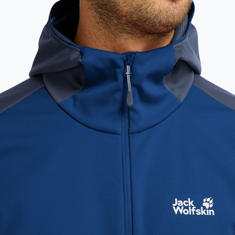 Softshell-Jacke für Herren Jack Wolfskin Skyvail blue orchid 4