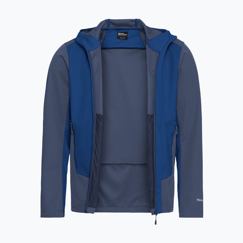 Softshell-Jacke für Herren Jack Wolfskin Skyvail blue orchid 8