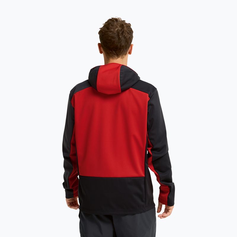Softshell-Jacke für Herren Jack Wolfskin Skyvail siren red 3