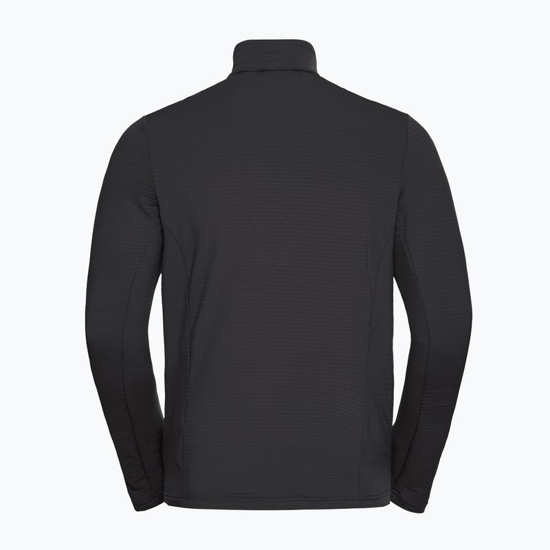 Herren-Trekkingsweatshirt  Jack Wolfskin Litestride Full Zip black 8