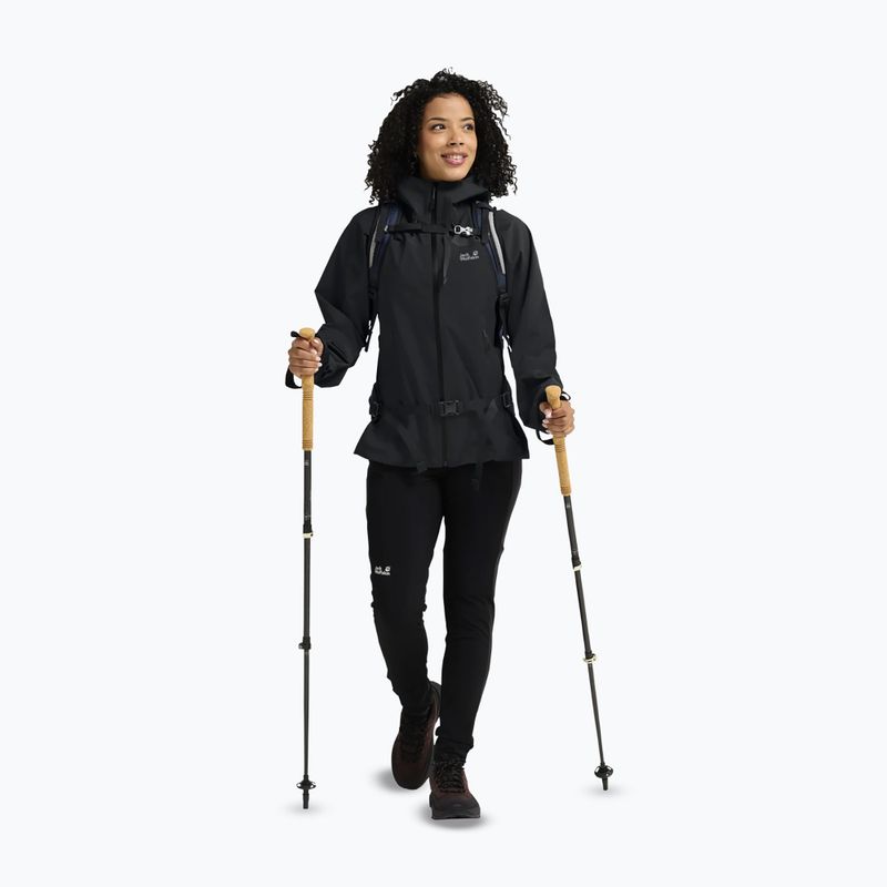 Damen-Regenjacke Jack Wolfskin Rockpaw 3L phantom 2