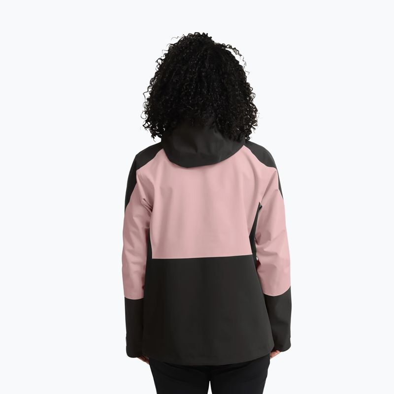 Regenjacke Damen Jack Wolfskin Rockpaw 3L rosegarden 3