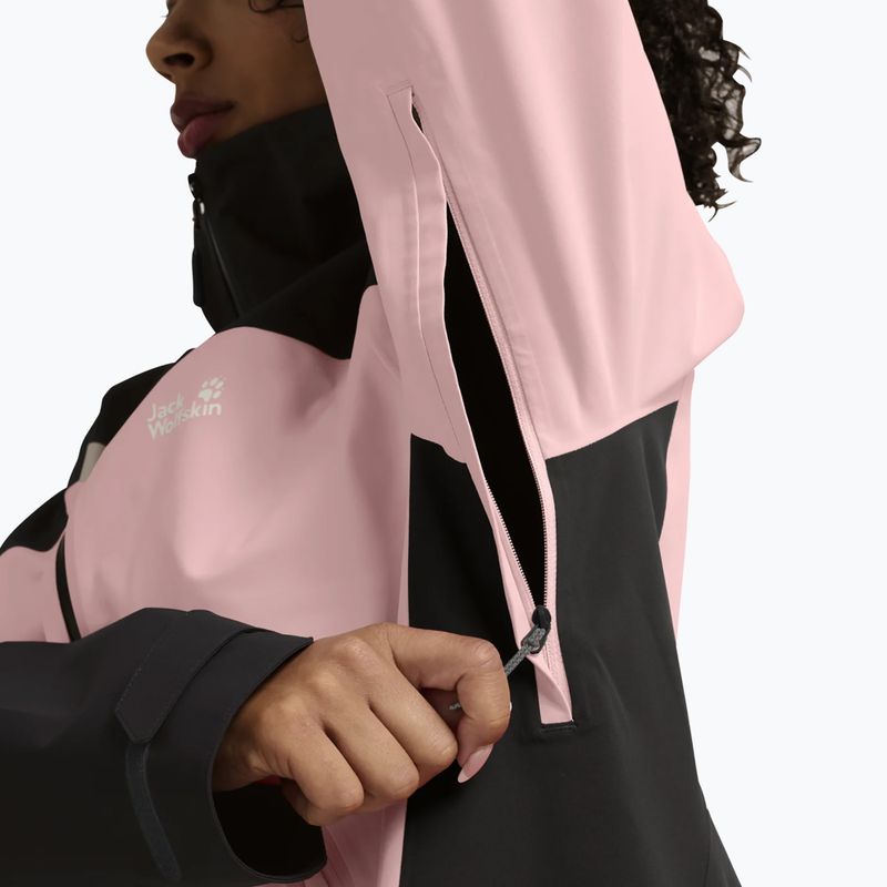 Regenjacke Damen Jack Wolfskin Rockpaw 3L rosegarden 5