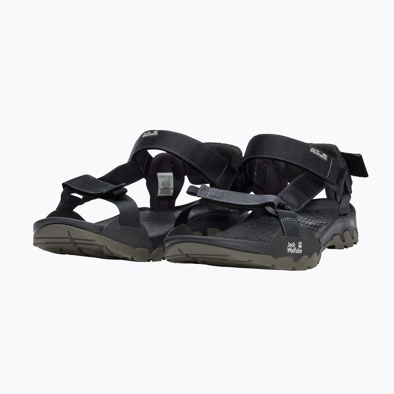 Herrensandalen Jack Wolfskin Ridge black 3
