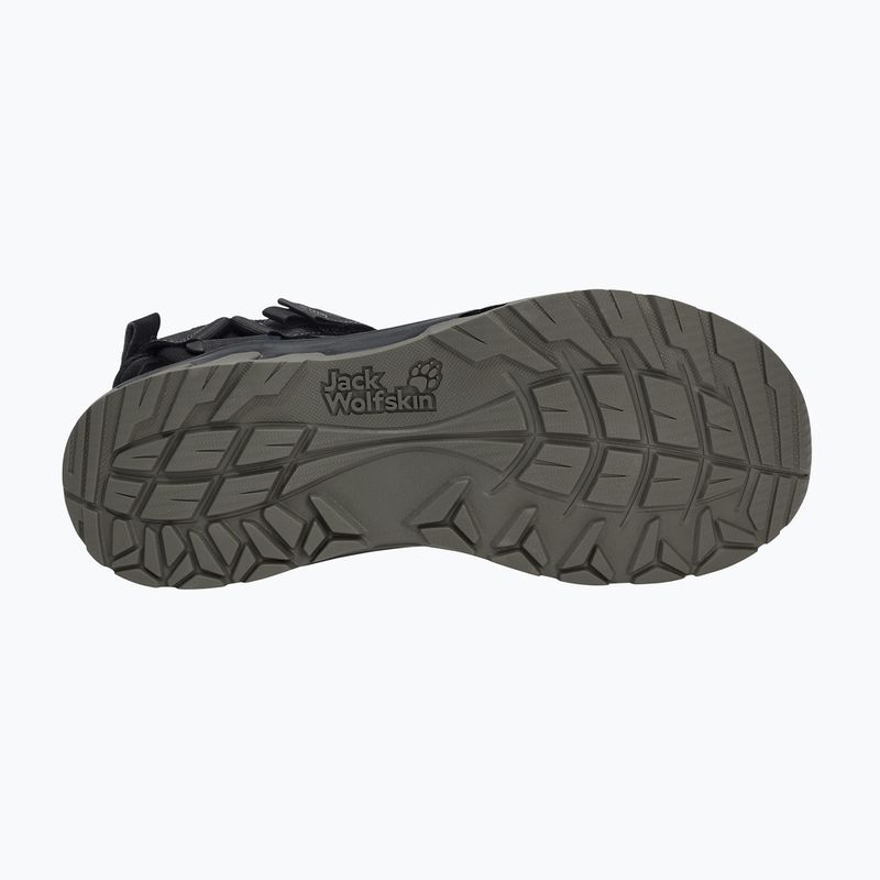 Herrensandalen Jack Wolfskin Ridge black 5