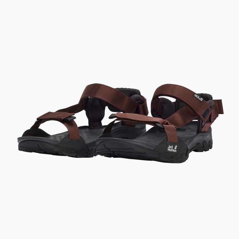 Herrensandalen Jack Wolfskin Ridge dark mahogany 3