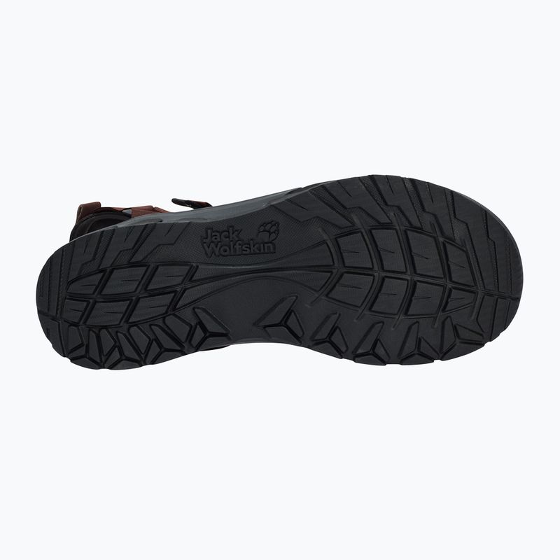 Herrensandalen Jack Wolfskin Ridge dark mahogany 5