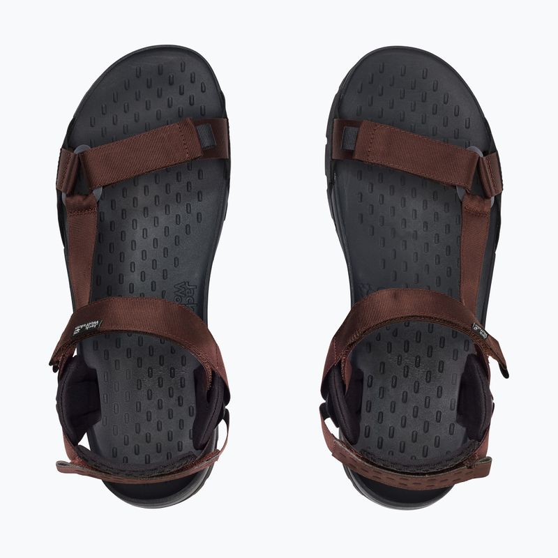 Herrensandalen Jack Wolfskin Ridge dark mahogany 6