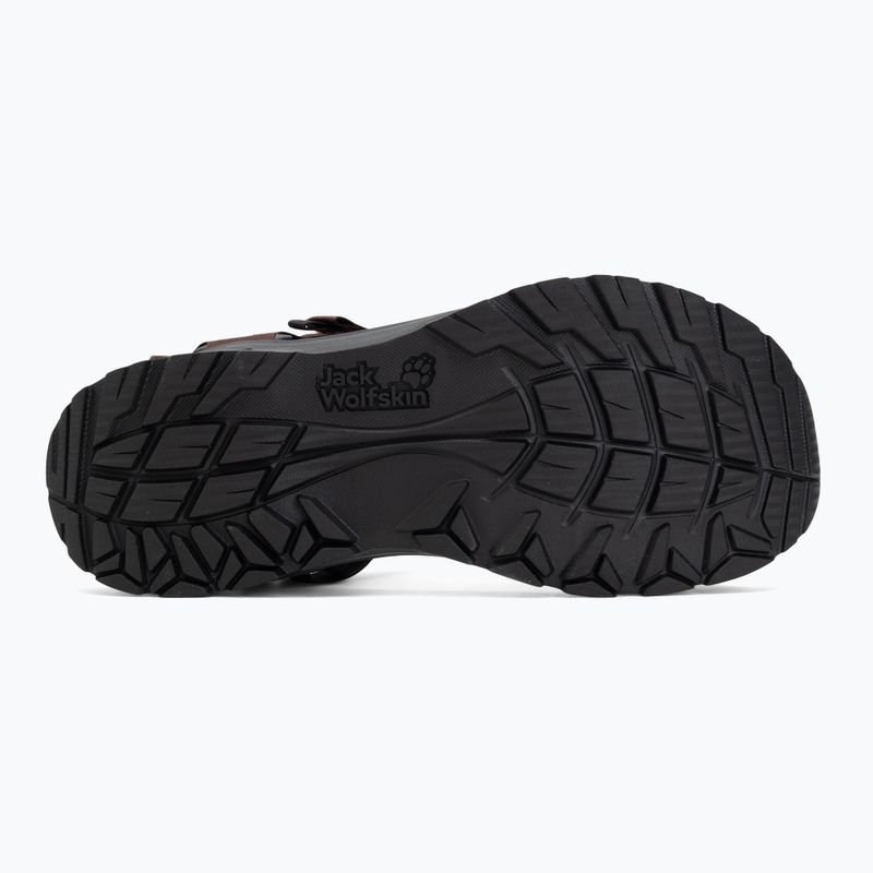 Herrensandalen Jack Wolfskin Ridge dark mahogany 4