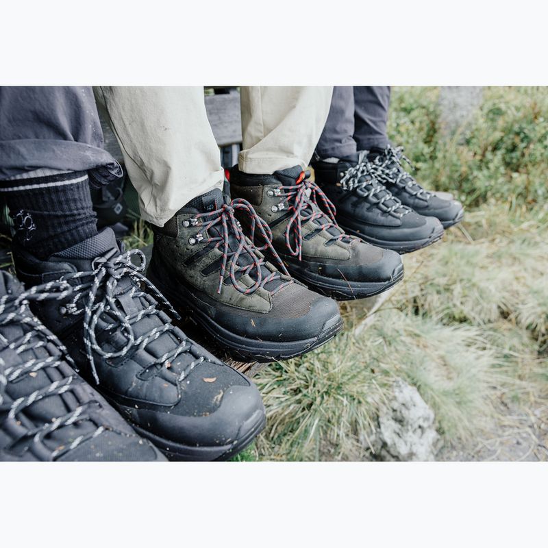 Wanderschuhe Herren Jack Wolfskin Apex Hike Texapore Mid obsidian moss 9