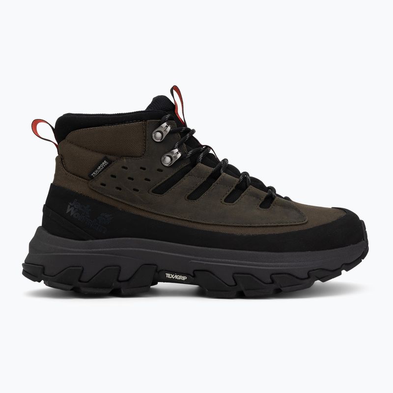 Wanderschuhe Herren Jack Wolfskin Apex Hike Texapore Mid obsidian moss 2