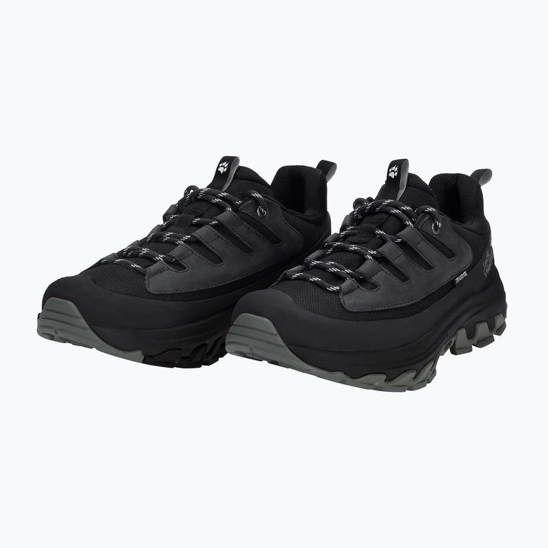 Herren-Trekkingstiefel Jack Wolfskin Apex Hike Texapore Low black 2