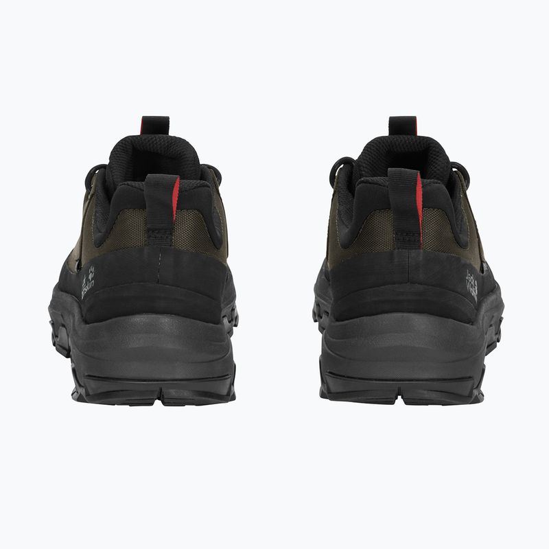 Herren-Trekkingstiefel Jack Wolfskin Apex Hike Texapore Low obsidian moss 3