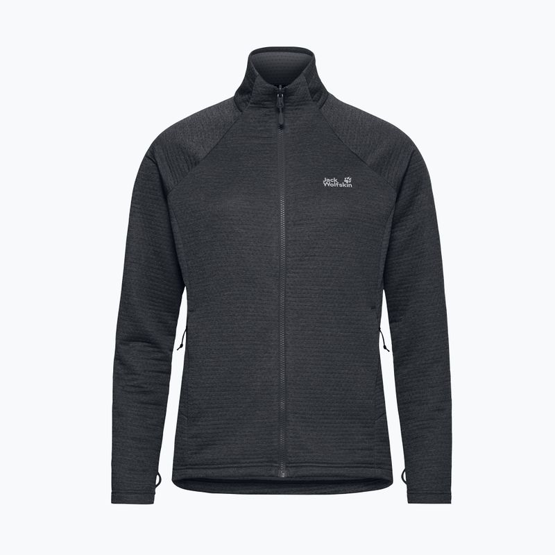 Fleecejacke für Damen Jack Wolfskin Anytrail Full Zip phantom 7