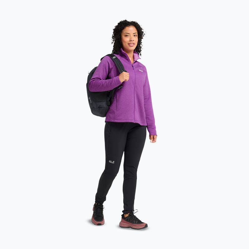 Fleecejacke für Damen Jack Wolfskin Anytrail Full Zip freesia 2