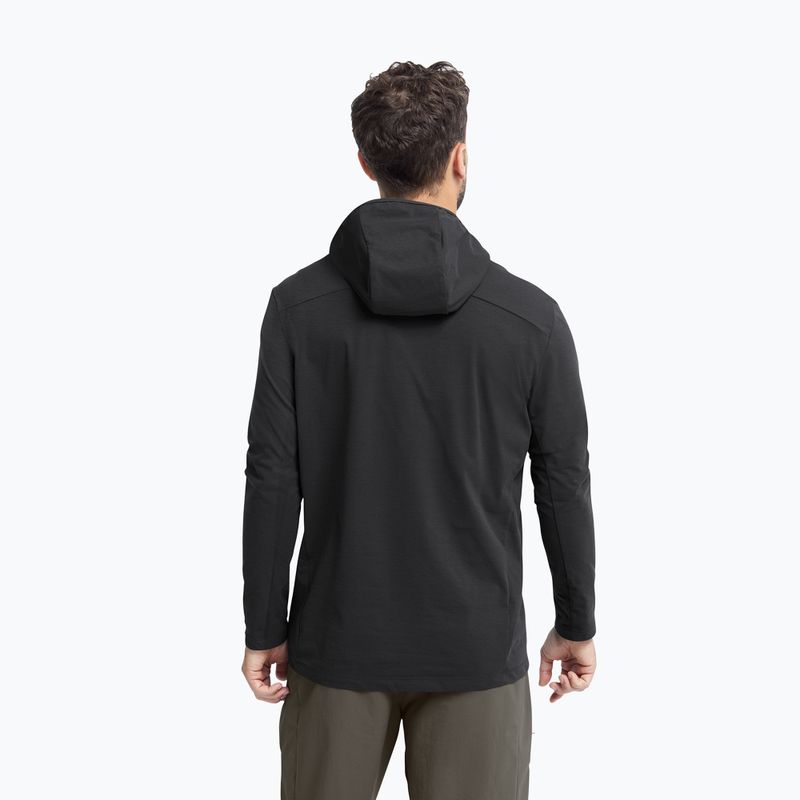 Herren-Trekkingsweatshirt  Jack Wolfskin Sucol Hoody black 3