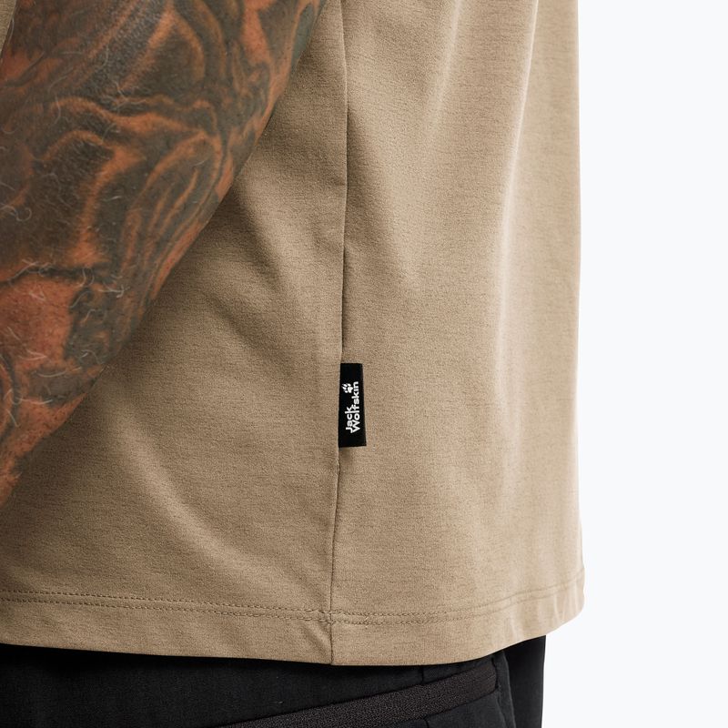 Herren T-Shirt Jack Wolfskin Travel hazel wood 4