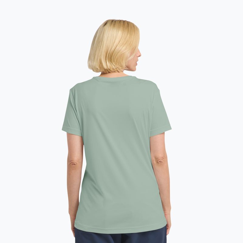 Damen-Trekking-T-Shirt Jack Wolfskin Tech T green zinnia 3