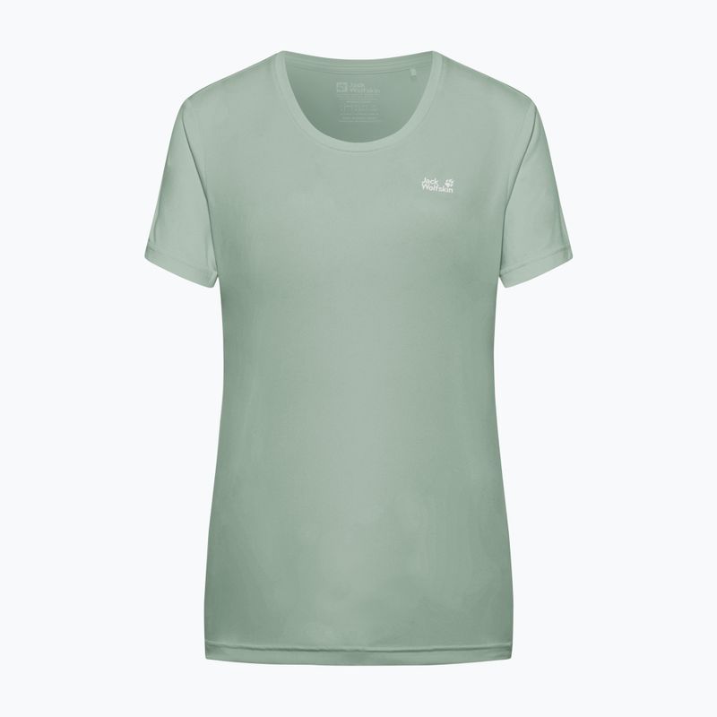 Trekkingshirt Damen Jack Wolfskin Tech T green zinnia 6
