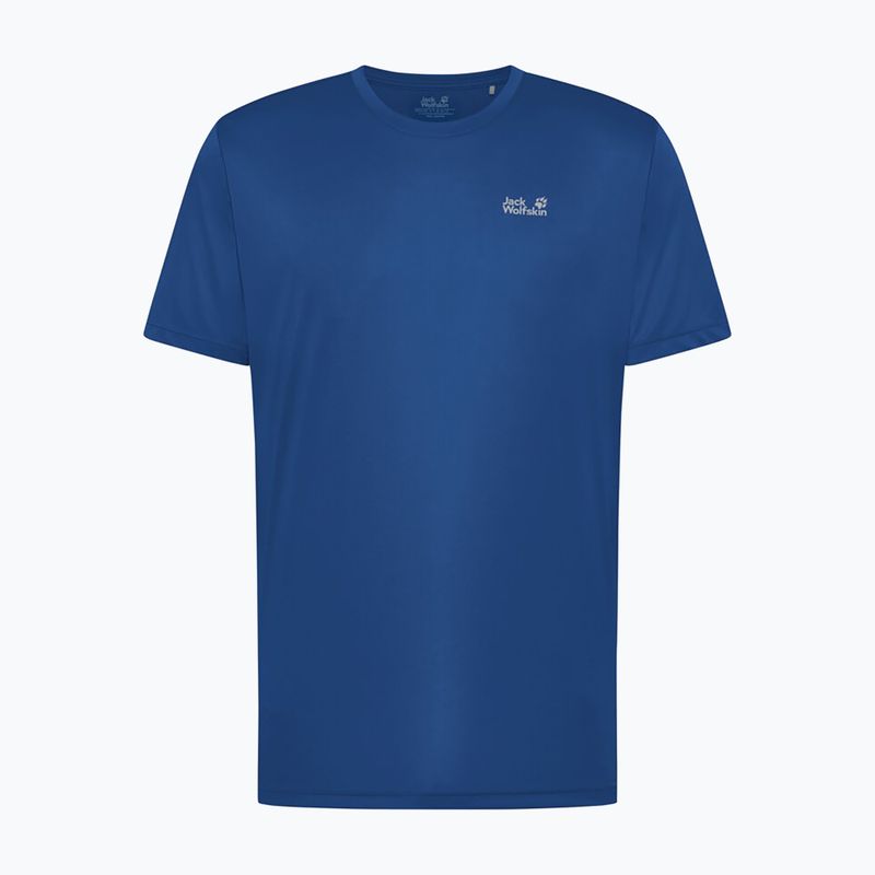 Herren Trekking T-Shirt Jack Wolfskin Tech T blue orchid 6