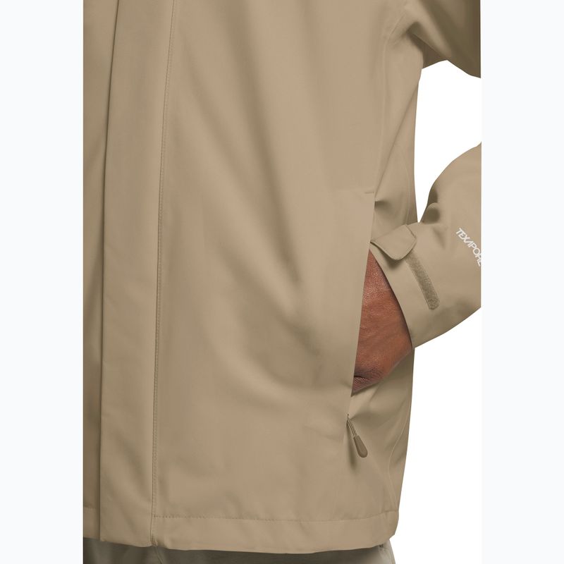 Herren-Regenjacke Jack Wolfskin Trailtime 2L hazel wood 5