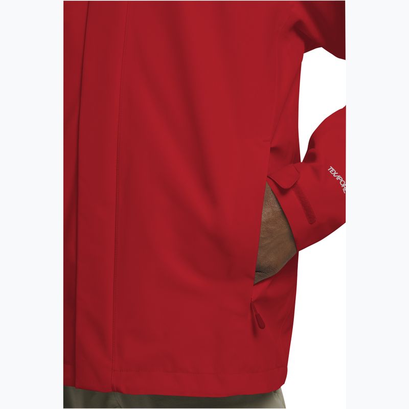 Regenjacke Herren Jack Wolfskin Trailtime 2L siren red 6