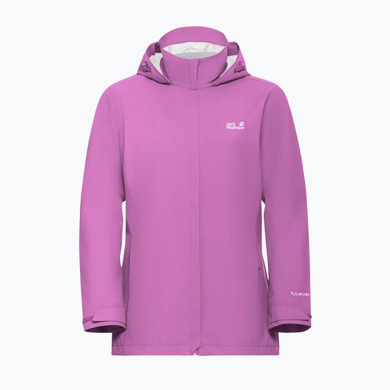 Regenjacke Damen Jack Wolfskin Trailtime 2L foxglove 7