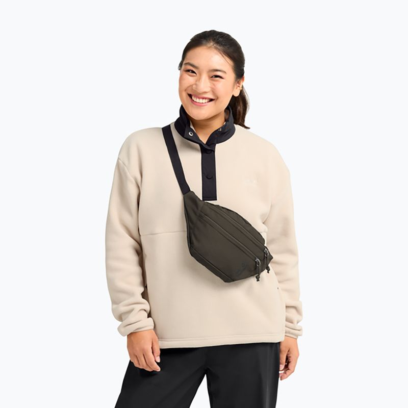 Bauchtasche Gürteltasche Jack Wolfskin Konya 2 l obsidian moss 9