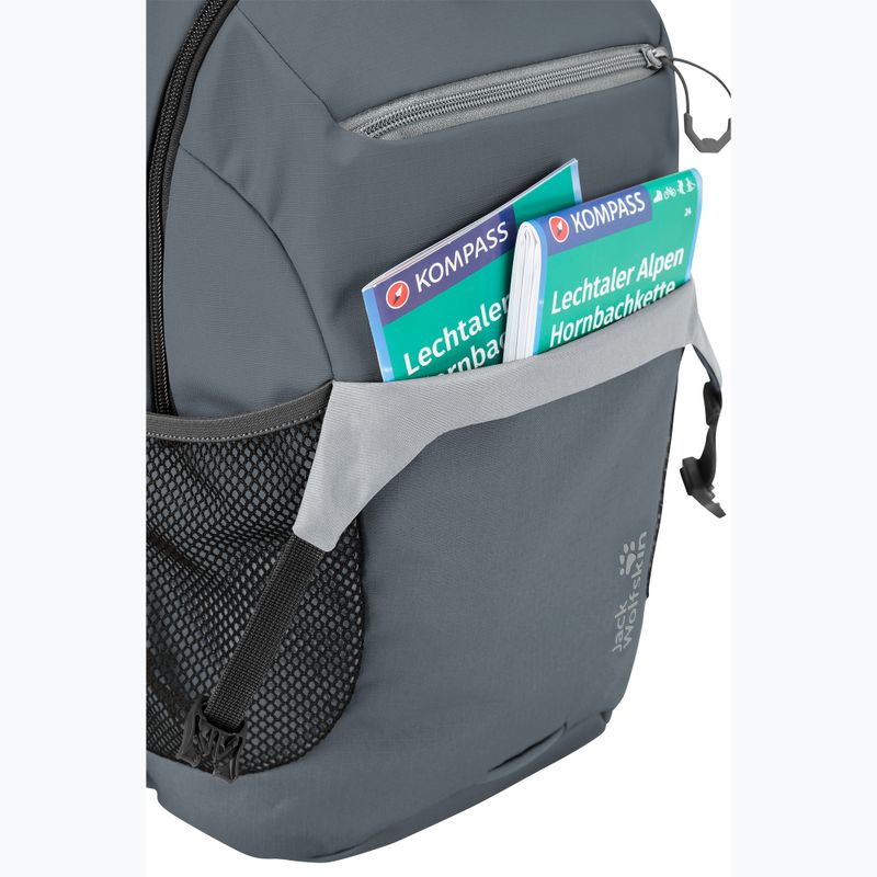 Fahrradrucksack Jack Wolfskin Velocity 12 l grey odessa 10