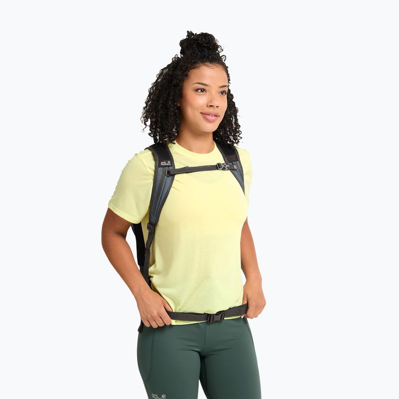 Fahrradrucksack Jack Wolfskin Velocity 12 l grey odessa 16