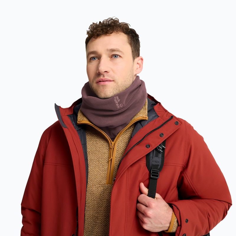 Schlauchschal Jack Wolfskin Real Stuff Loop sheer plum 5