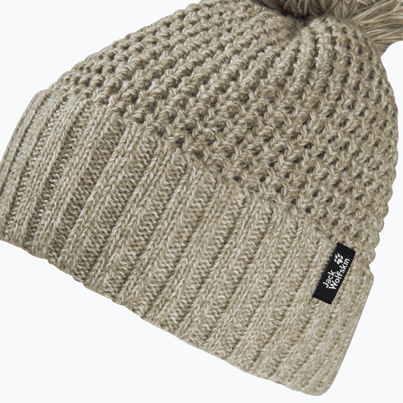 Damen Wintermütze Jack Wolfskin Medley Knit Beanie hazel wood 2