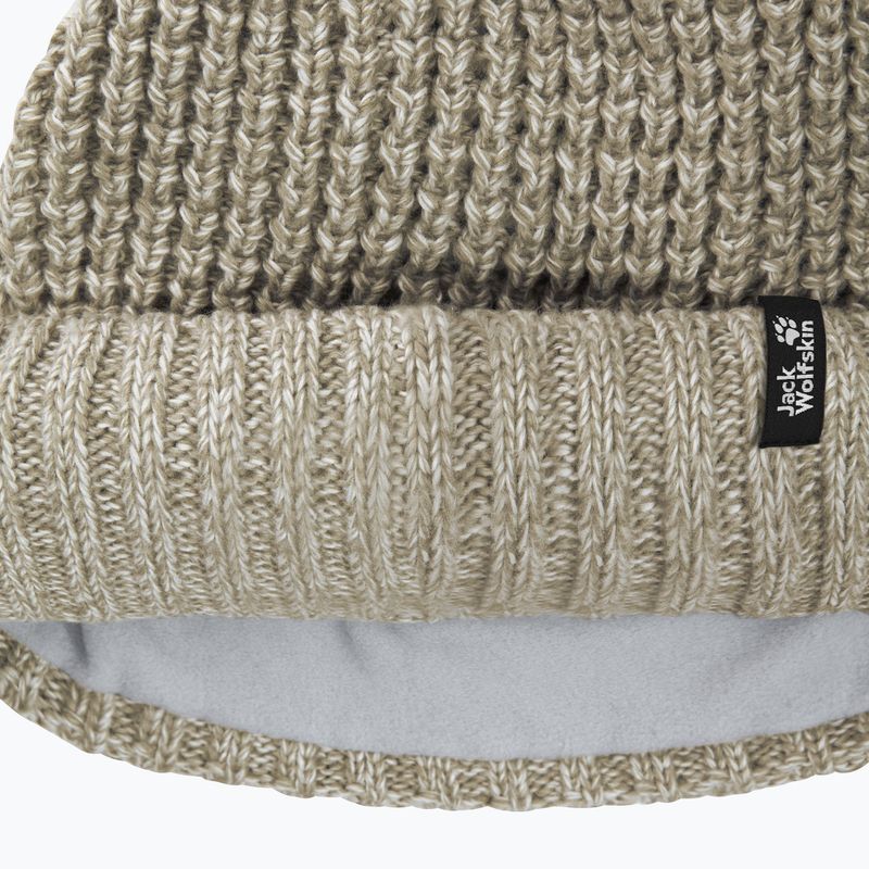 Damen Wintermütze Jack Wolfskin Medley Knit Beanie hazel wood 3