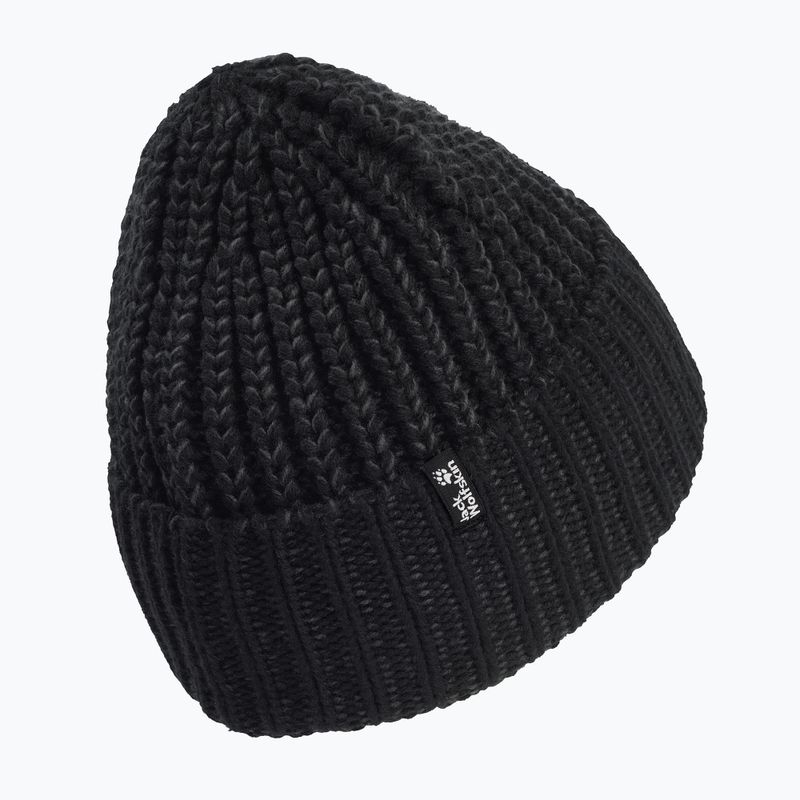 Wintermütze Jack Wolfskin Badge Beanie black 2