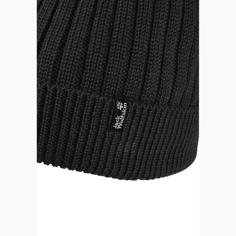 Wintermütze Jack Wolfskin Pom Pom Beanie phantom 3