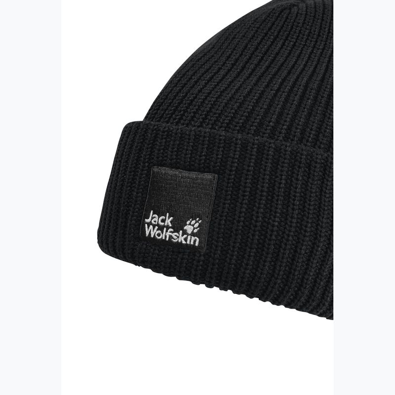 Wintermütze Jack Wolfskin Pergamon Beanie black 3