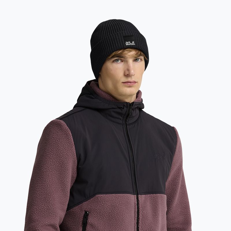 Wintermütze Jack Wolfskin Pergamon Beanie black 7