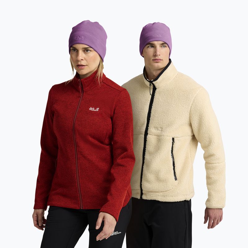 Wintermütze Jack Wolfskin Real Stuff Beanie vivid orchid 3