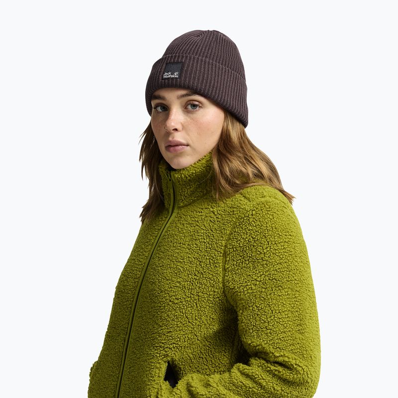 Wintermütze Jack Wolfskin Pergamon Beanie sheer plum 5