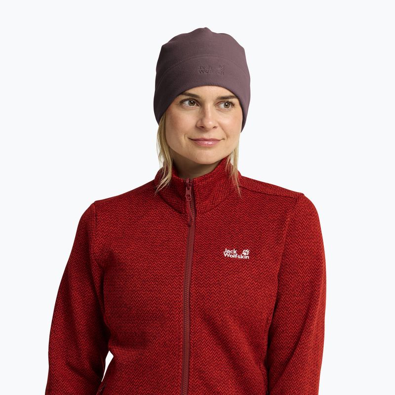 Wintermütze Jack Wolfskin Real Stuff Beanie Sheer Plum 5