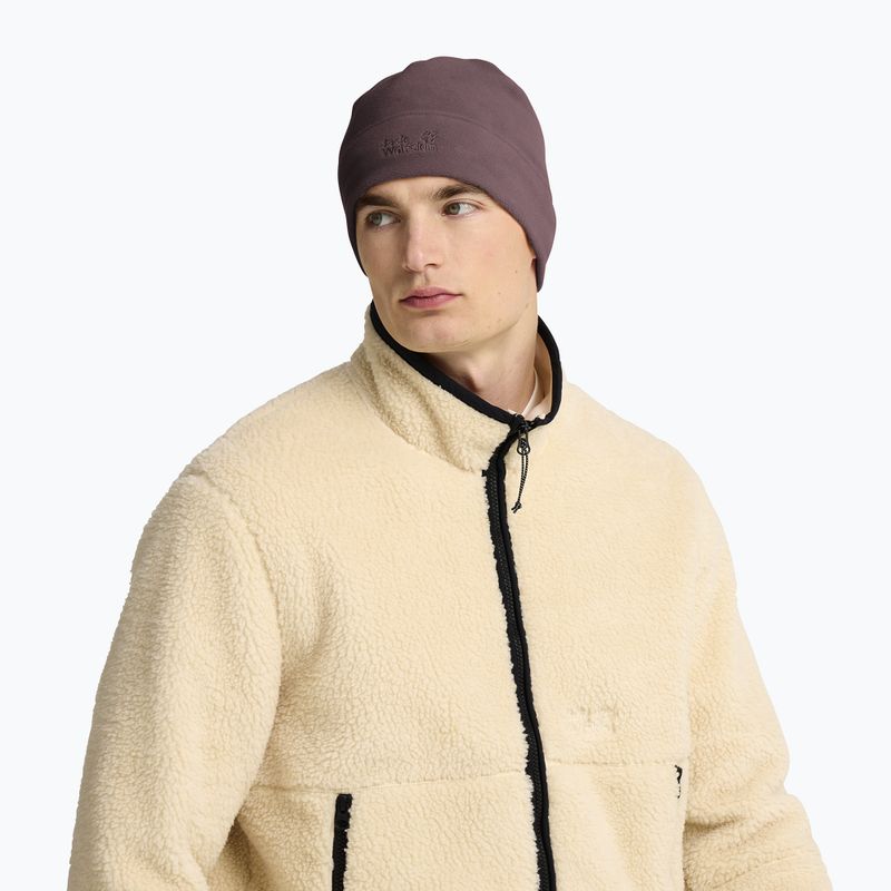 Wintermütze Jack Wolfskin Real Stuff Beanie Sheer Plum 6