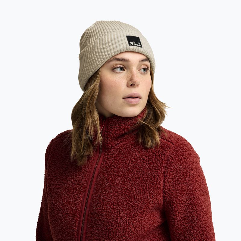 Wintermütze Jack Wolfskin Pergamon Beanie oyster 5