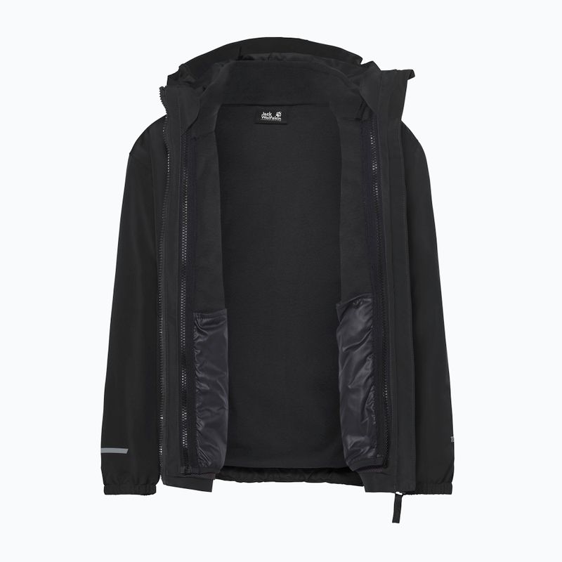 3‑in‑1 Kinderjacke Jack Wolfskin Iceland 3IN1 2026 black 4