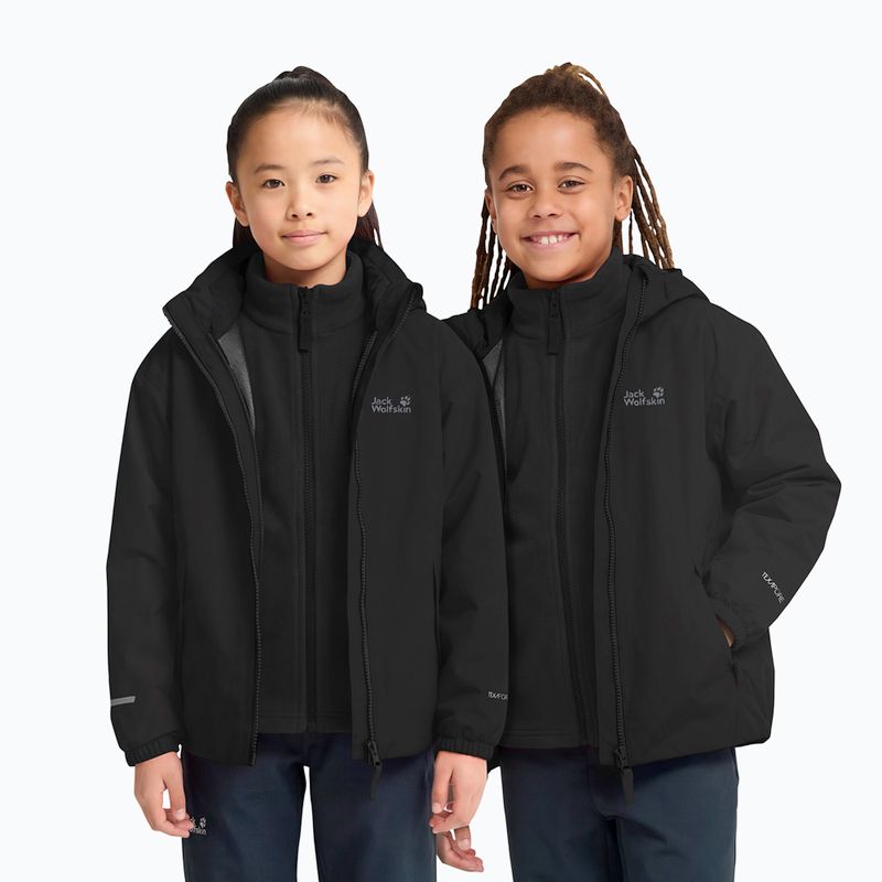 3‑in‑1 Kinderjacke Jack Wolfskin Iceland 3IN1 2026 black 6