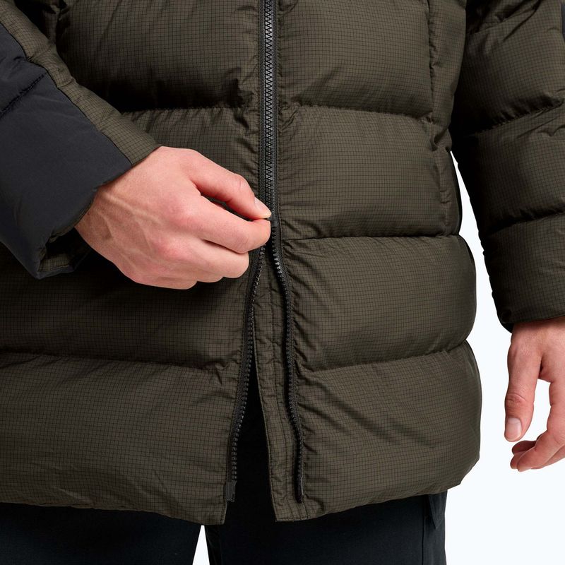 Gefütterte Herrenjacke Jack Wolfskin Icy Hollow Hooded obsidian moss 6