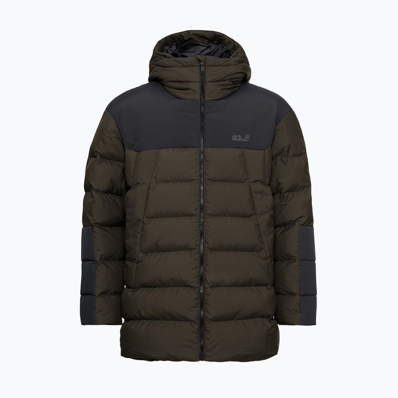 Gefütterte Herrenjacke Jack Wolfskin Icy Hollow Hooded obsidian moss 7